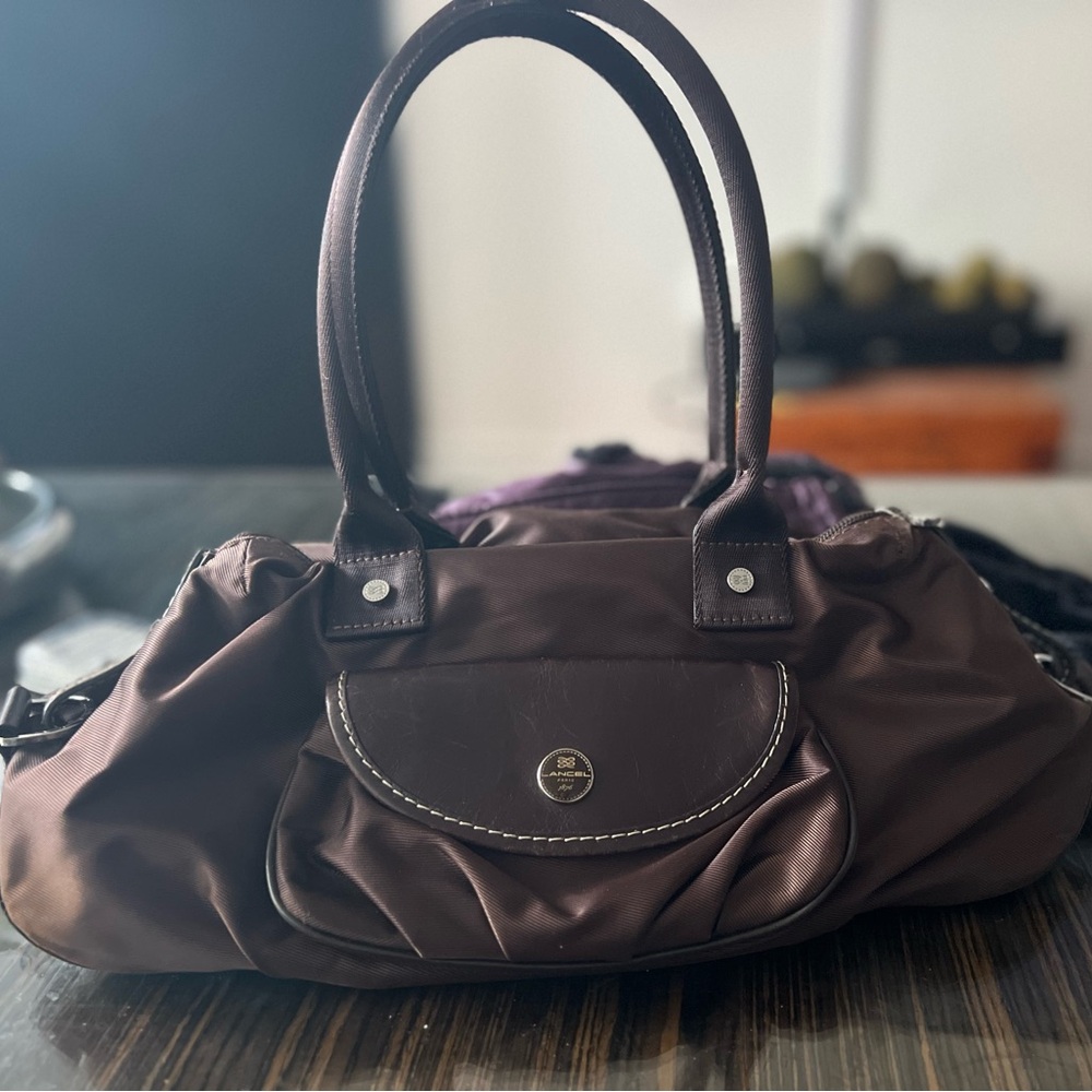 Lancel shoulder bag (brown)